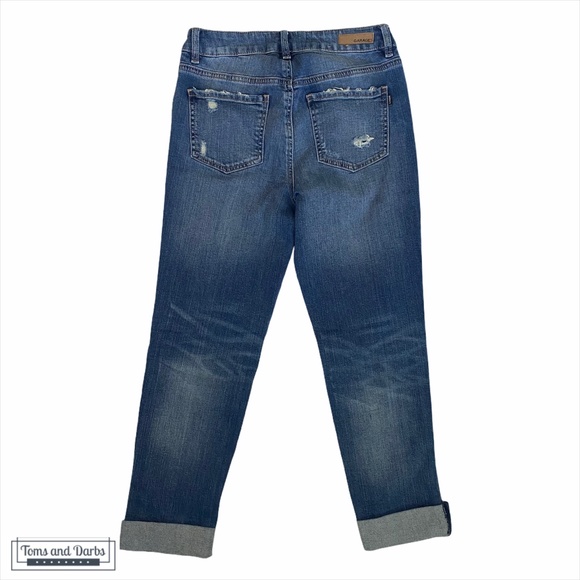 Garage Boyfriend Ripped Jeans Blue - Picture 2 of 6